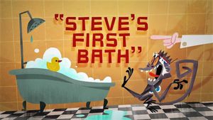 Steve's First Bath's poster