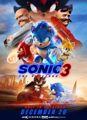 Sonic the Hedgehog 3's poster