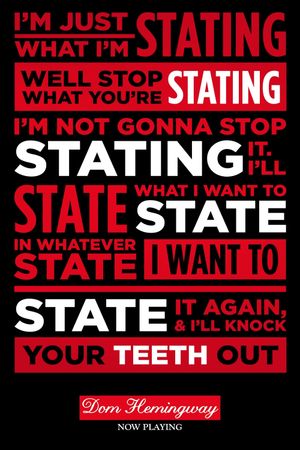 Dom Hemingway's poster