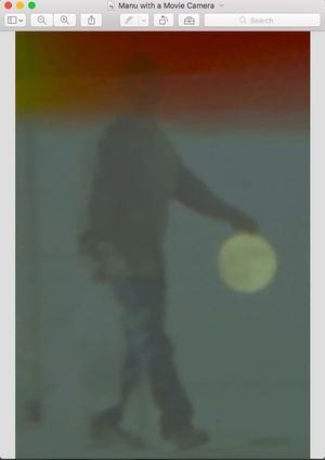 Manu with a Movie Camera's poster