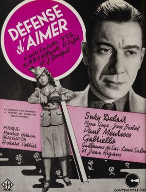 Défense d'aimer's poster