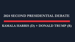 2024 Second Presidential Debate's poster