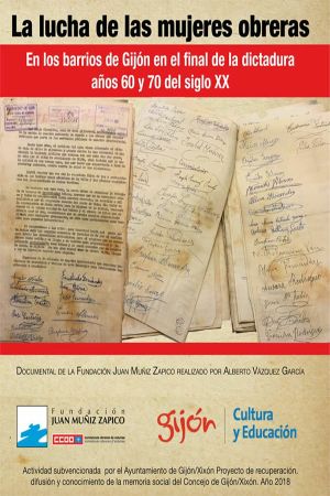 La lucha de las mujeres obreras en los barrios de Gijón's poster