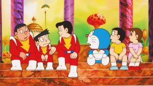 Doraemon: Nobita's Diary on the Creation of the World's poster