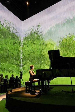 Yuja Wang x David Hockney London Lightroom's poster