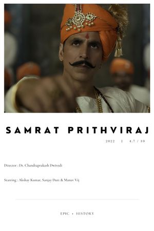 Samrat Prithviraj's poster