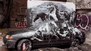 Banksy Does New York's poster