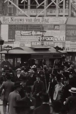 A Tram Crowd on Sunday in Dam Square's poster