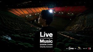 Live is so much better with Music Eason Chan Charity Concert's poster