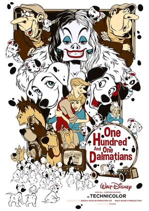 One Hundred and One Dalmatians's poster