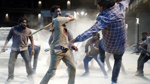 Laththi's poster