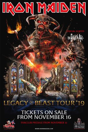 Iron Maiden - Legacy Of The Beast Tour's poster