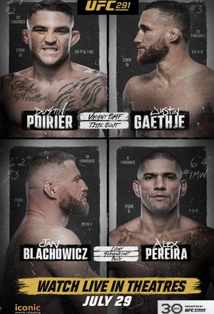 UFC 291: Poirier vs. Gaethje 2's poster