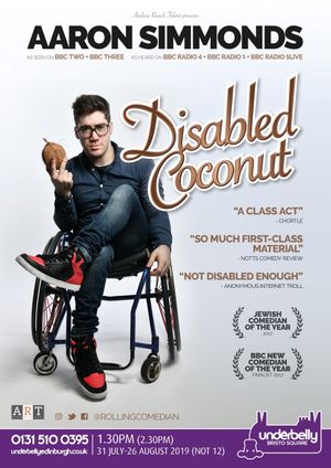 Aaron Simmonds: Disabled Coconut's poster