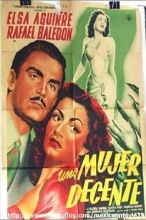 Una mujer decente's poster