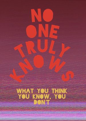 No One Truly Knows's poster