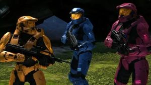 Red vs. Blue: Recreation's poster