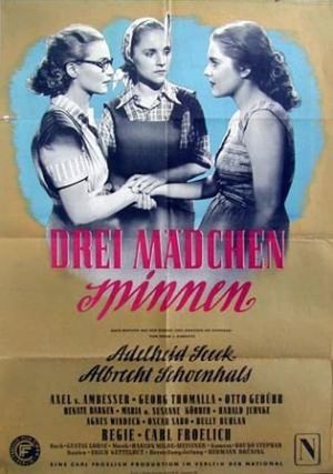 Drei Mädchen spinnen's poster image