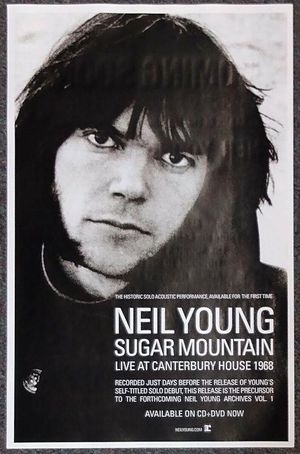 Neil Young - Sugar Mountain: Live at Canterbury House 1968's poster