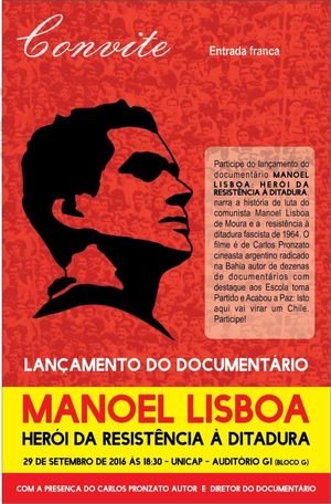 Manoel Lisboa: Herói da Resistência à Ditadura's poster