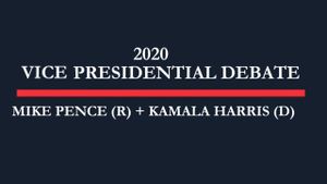 2020 Vice Presidential Debate's poster