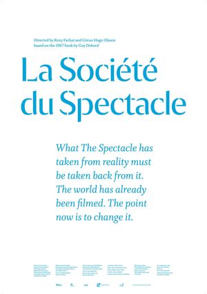 The Society of the Spectacle's poster