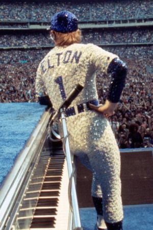 Elton John at Dodger Stadium's poster