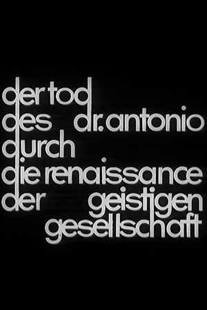 Der Tod des Dr. Antonio durch die Renaissance der geistigen Gesellschaft's poster