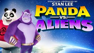 Panda vs. Aliens's poster