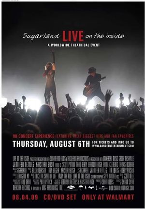 Sugarland: Live on the Inside's poster