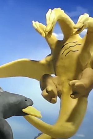 Godzilla vs King Ghidorah | Kaiju Claymation Fight's poster image