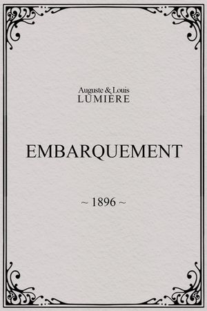 Embarquement's poster