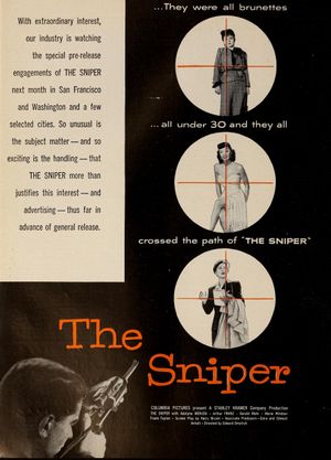 The Sniper's poster