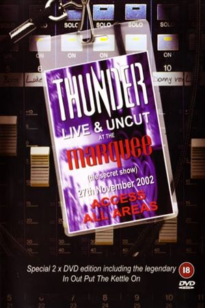 Thunder - Live And Uncut At The Marquee's poster image