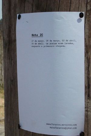 Notas flanantes's poster