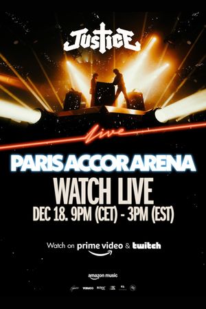 Justice - Live at Paris Accor Arena's poster