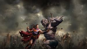 The Death of Superman's poster
