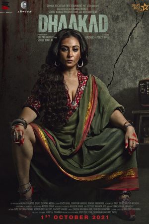 Dhaakad's poster
