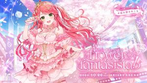 Sakura Miko 1st Live "flower fantasista!"'s poster