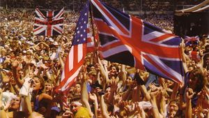 Live Aid's poster