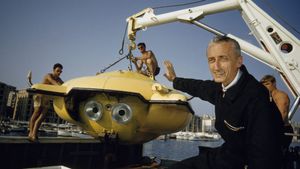Becoming Cousteau's poster