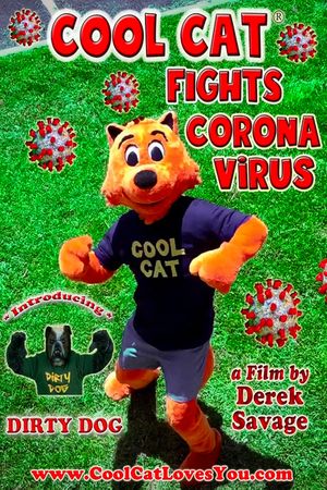 Cool Cat Fights Coronavirus's poster