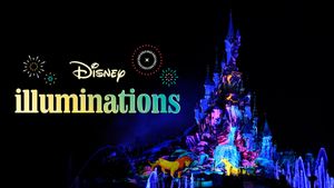 Disney Illuminations Firework Show Disneyland Paris's poster