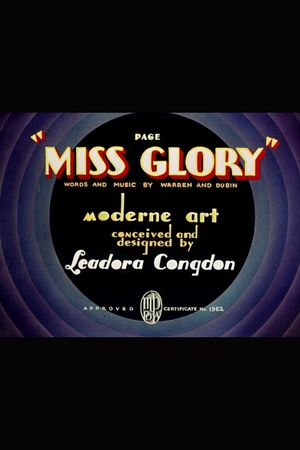 Page Miss Glory's poster