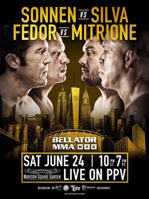 Bellator 180: Sonnen vs. Silva's poster