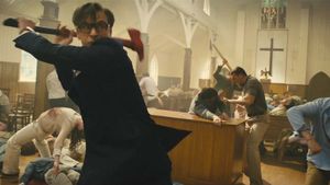 Kingsman: The Secret Service's poster