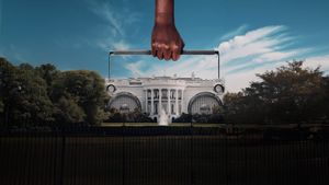Hip-Hop and the White House's poster