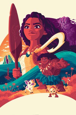 Moana 2's poster