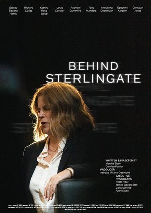 Behind Sterlingate's poster