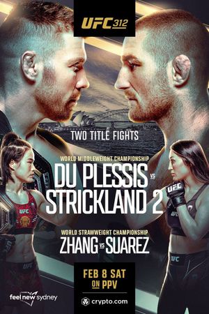 UFC 312: Du Plessis vs. Strickland 2's poster